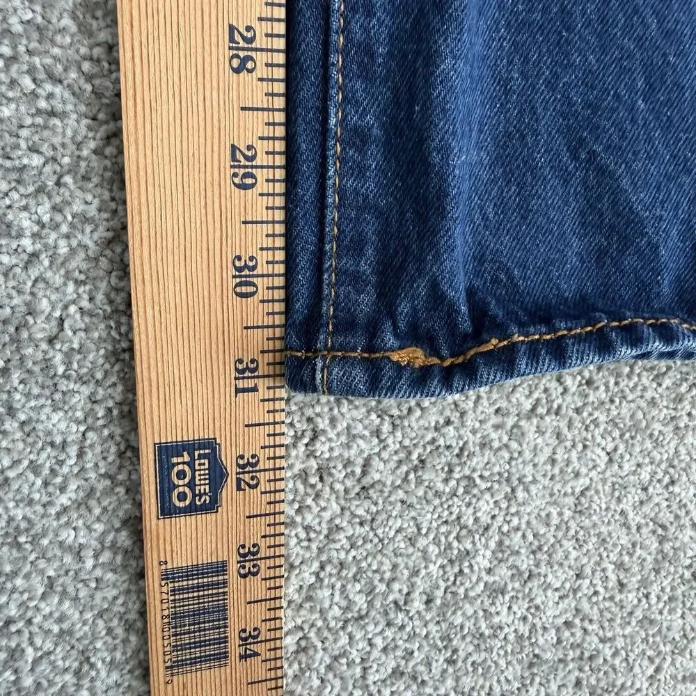 Levis 501 Original Fit Shrink To Fit Jeans Mens Denim Button Fly 40x34 (36x31)